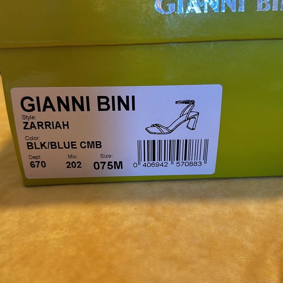 GIANNI BINI SNAKE SKIN HEELS - Picture 6 of 6